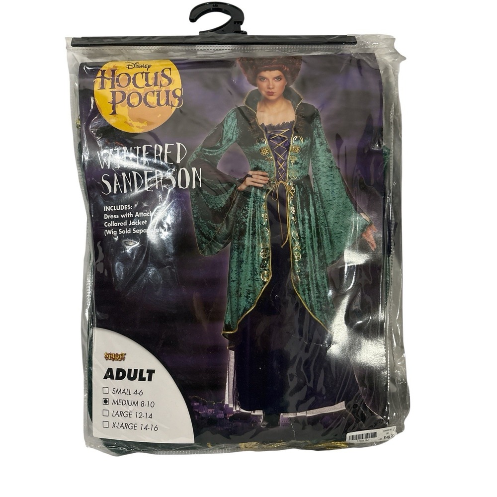 Disney Hocus Pocus Winifred‎ Sanderson Halloween Costume MEDIUM 8-10